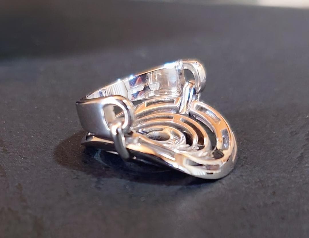 【パいん】BVLGARI アストラーレ チェルキ リング K18WG 美品