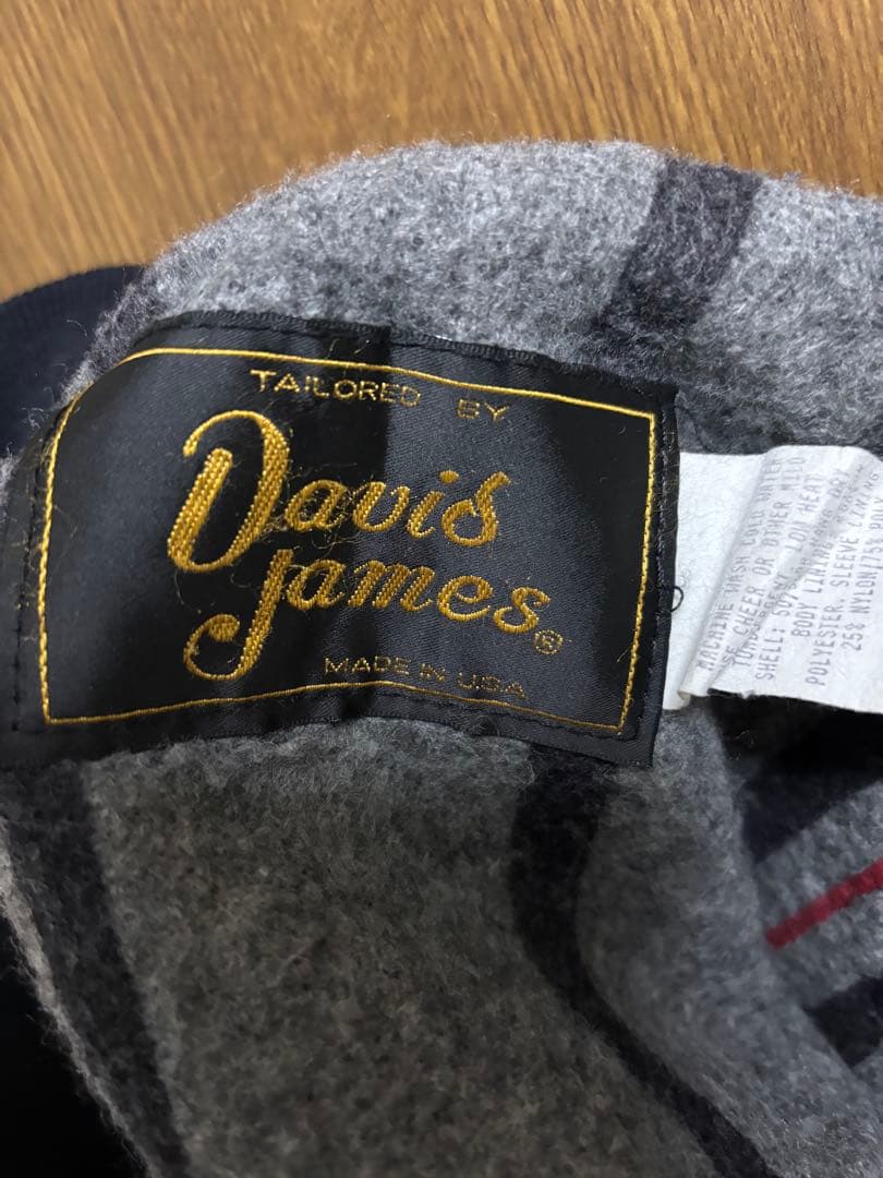 90s 80sDAVIS JAMES ネイティブ柄 ワークブルゾン