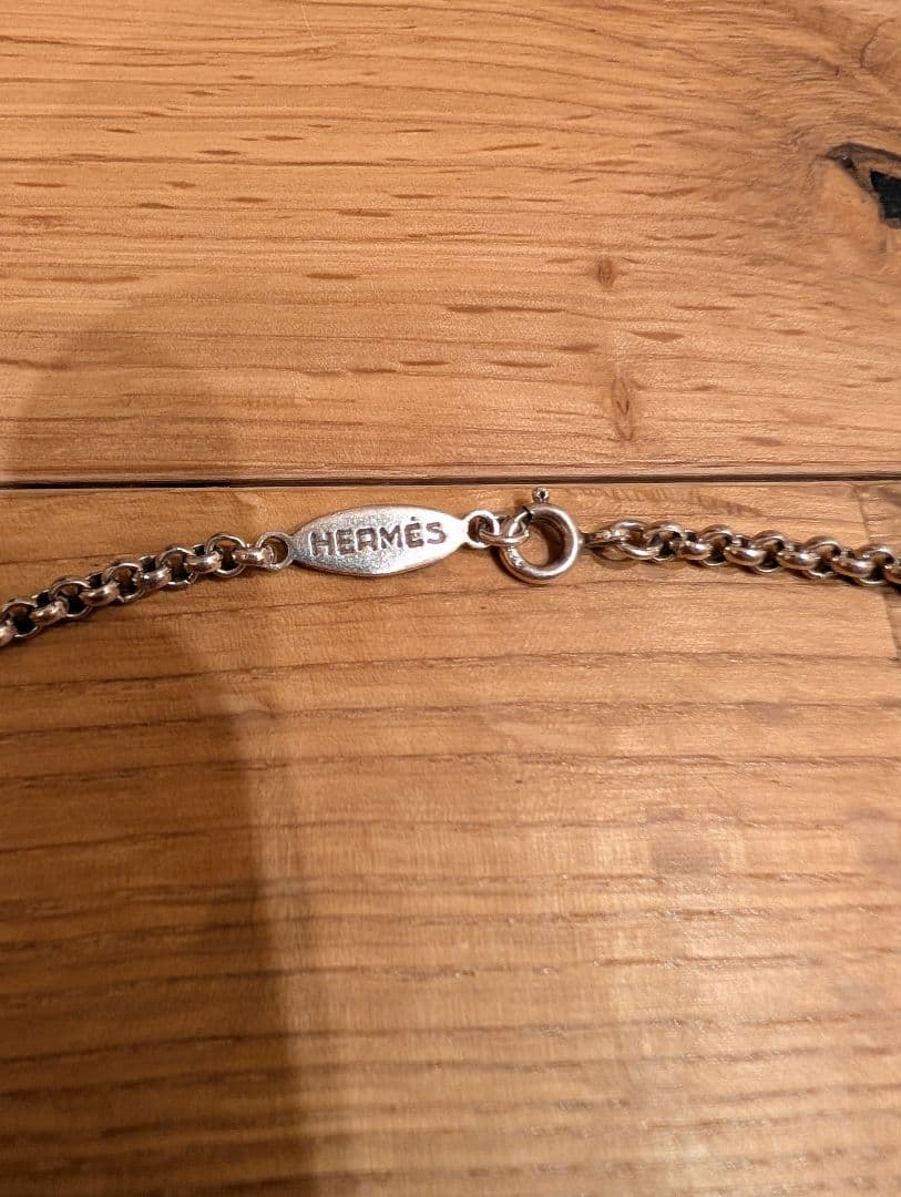 HERMES ロールチェーンネックレス 925 シルバー エルメス 40cm