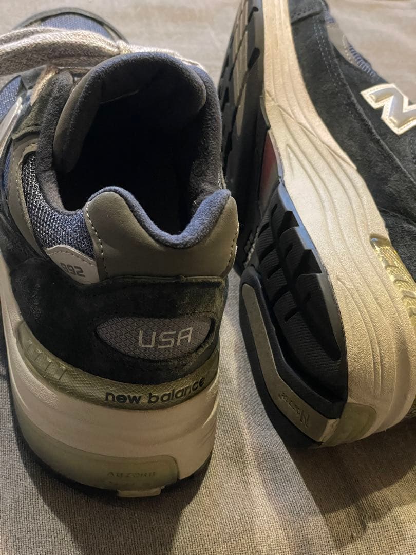 New Balance 992 NAVY US 9 / 27cm / 美品