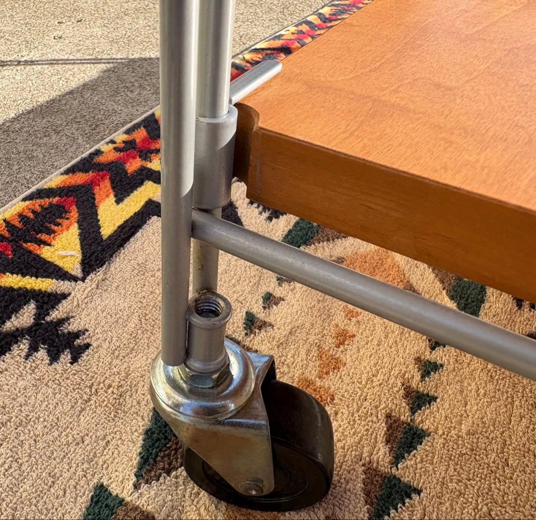 【中古・使用感有り】 無印良品 スチールユニットシェルフ 小　棚板合板製