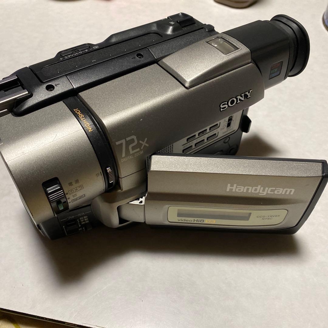 SONY VideoHi8 ビデオカメラ　CCD-TRV85 ⑨