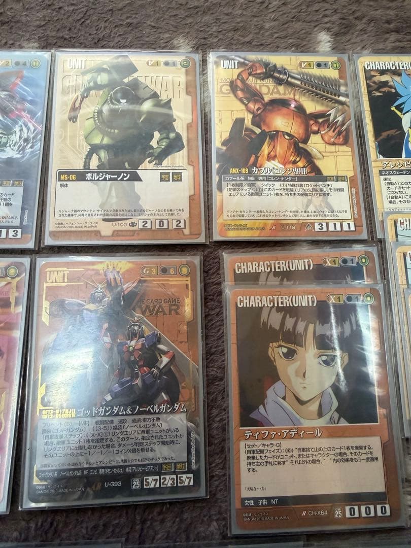 【レア】ガンダムウォー　茶単2軸　ターンエー軸+シュピーゲル軸組み合わせ可能