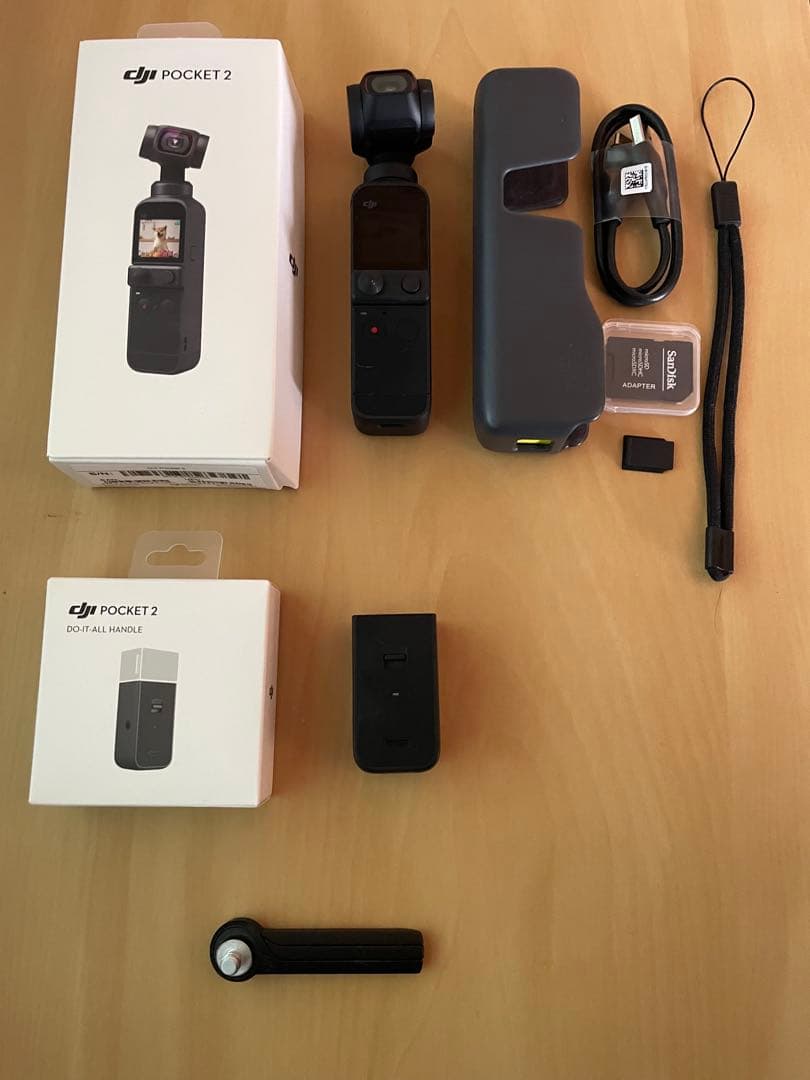 DJIPocket 2本体 + Do-it-All Handle +マイクロ三脚