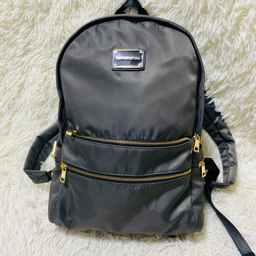 【未使用級】BARNYARDSTORM ブラック ナイロン リュック グレー