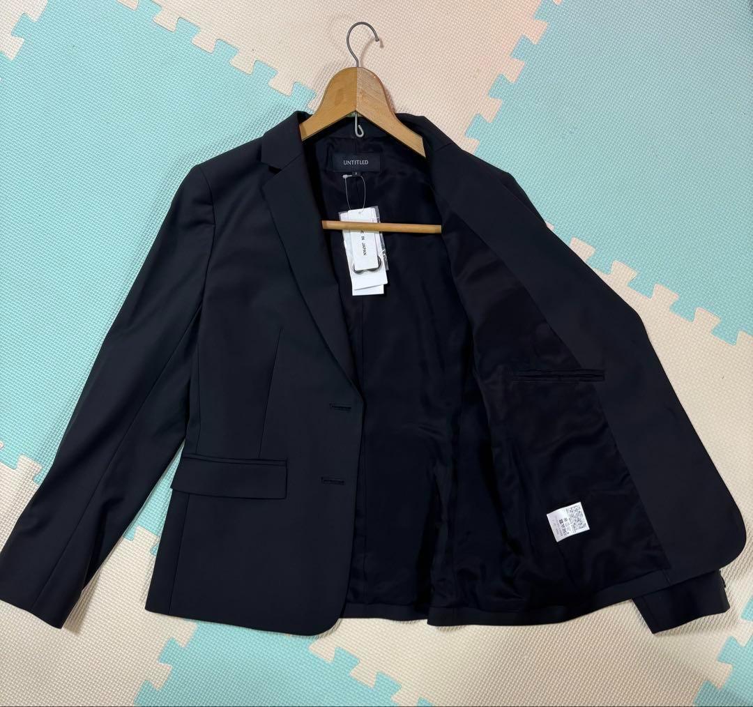 新品89100円相当　アンタイトル　24SS ジャケット　パンツ　スーツ3点　L