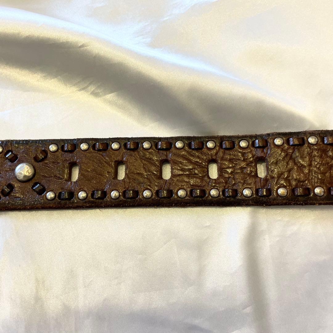 小物 DOLCE&GABBANA Leather belt studs dg