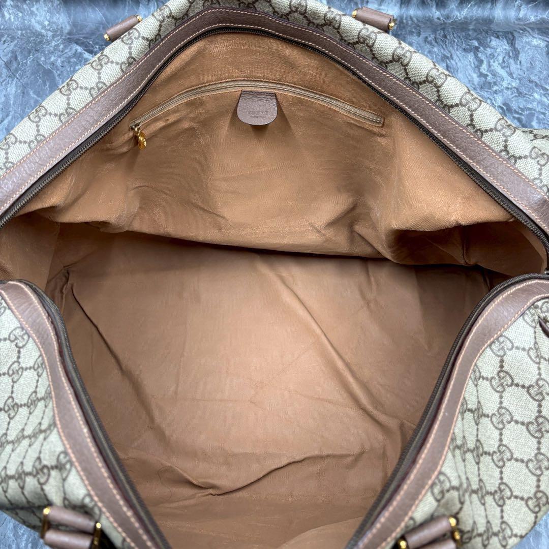 ✨美品✨GUCCI GG 2way ボストンバッグ ショルダー ブラウン ロゴ