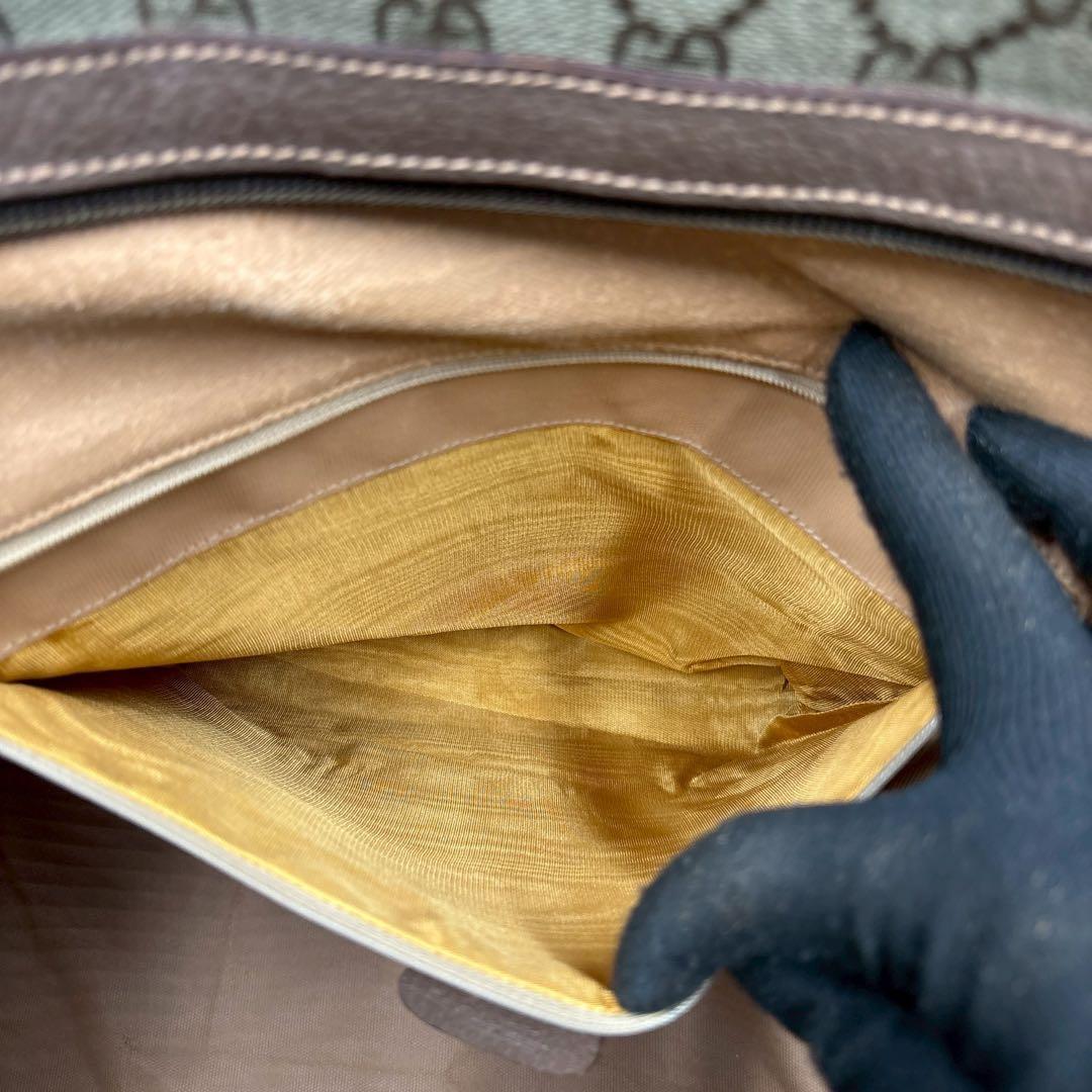 ✨美品✨GUCCI GG 2way ボストンバッグ ショルダー ブラウン ロゴ