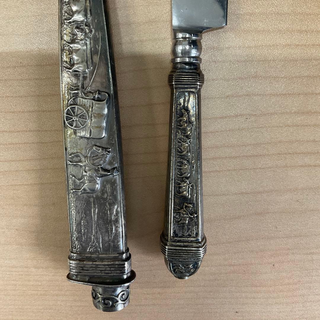 純銀製品　ビンテージ　飾物　ナイフ　現状渡し