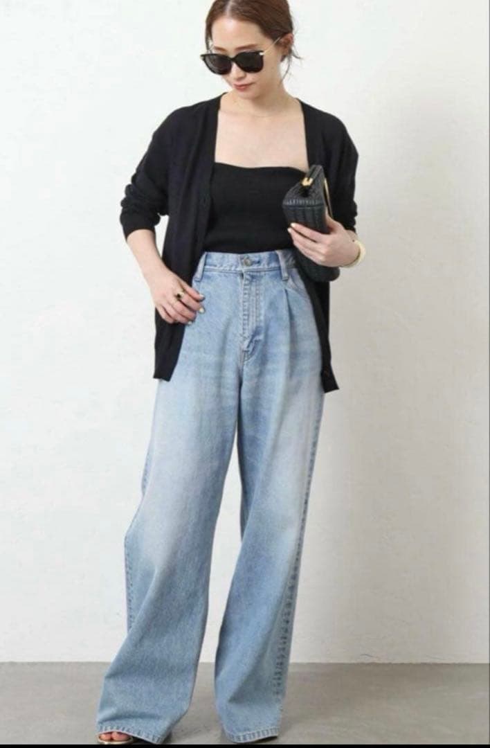 ドゥーズィエムクラス　タックバギーデニム38サイズ