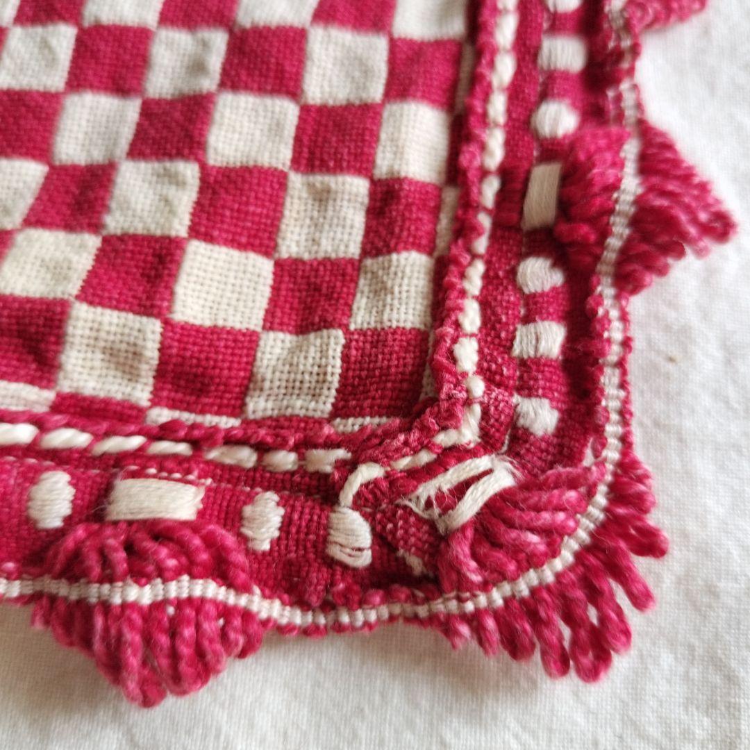 【roseさま】東欧　アンティーク　Red刺繍