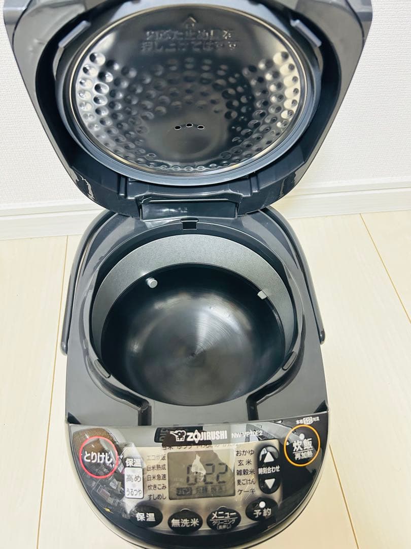5.5合炊き2023年製NW-VP10E2-BA 象印IH炊飯ジャー 炊飯器