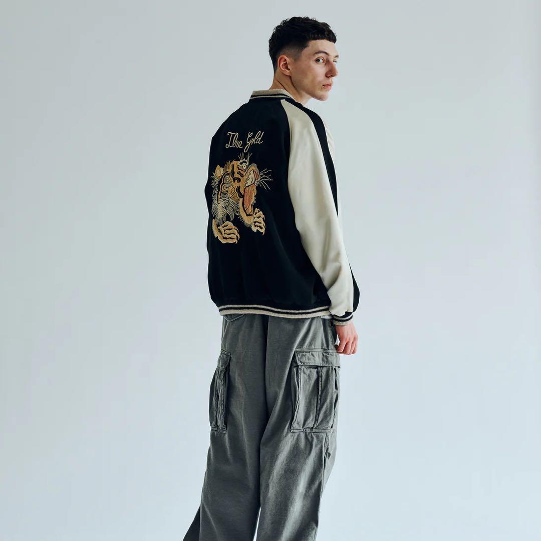 【世界150着限定】GOLD百虎スカジャン 東洋エンタープライズ【サイズM・中】