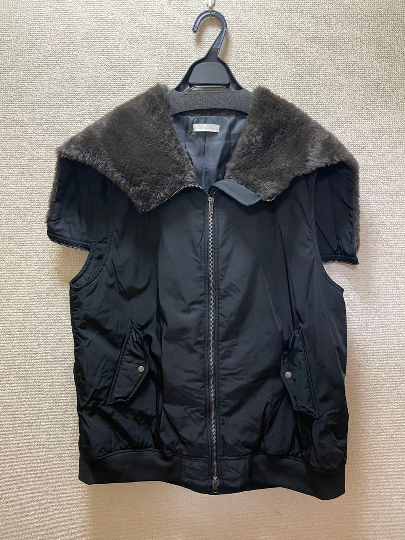 ラウンジドレス　ミリタリージレブルゾン　黒　loungedress