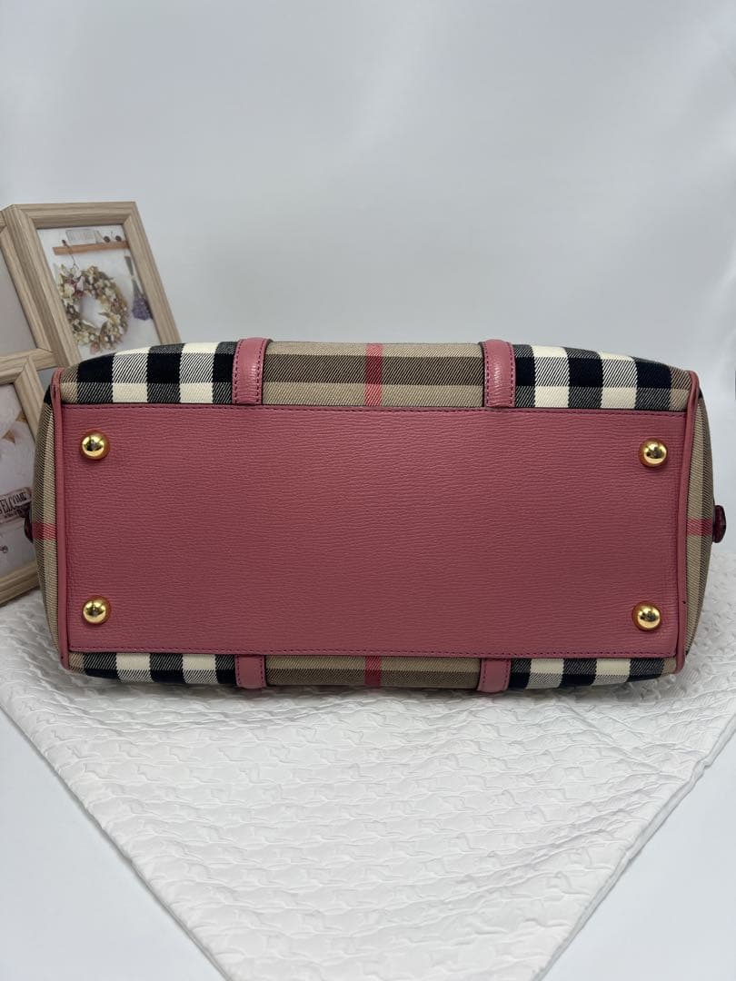 ひなあか ✨極美品✨BURBERRY バーバリー2WAYミニボストンバッグ