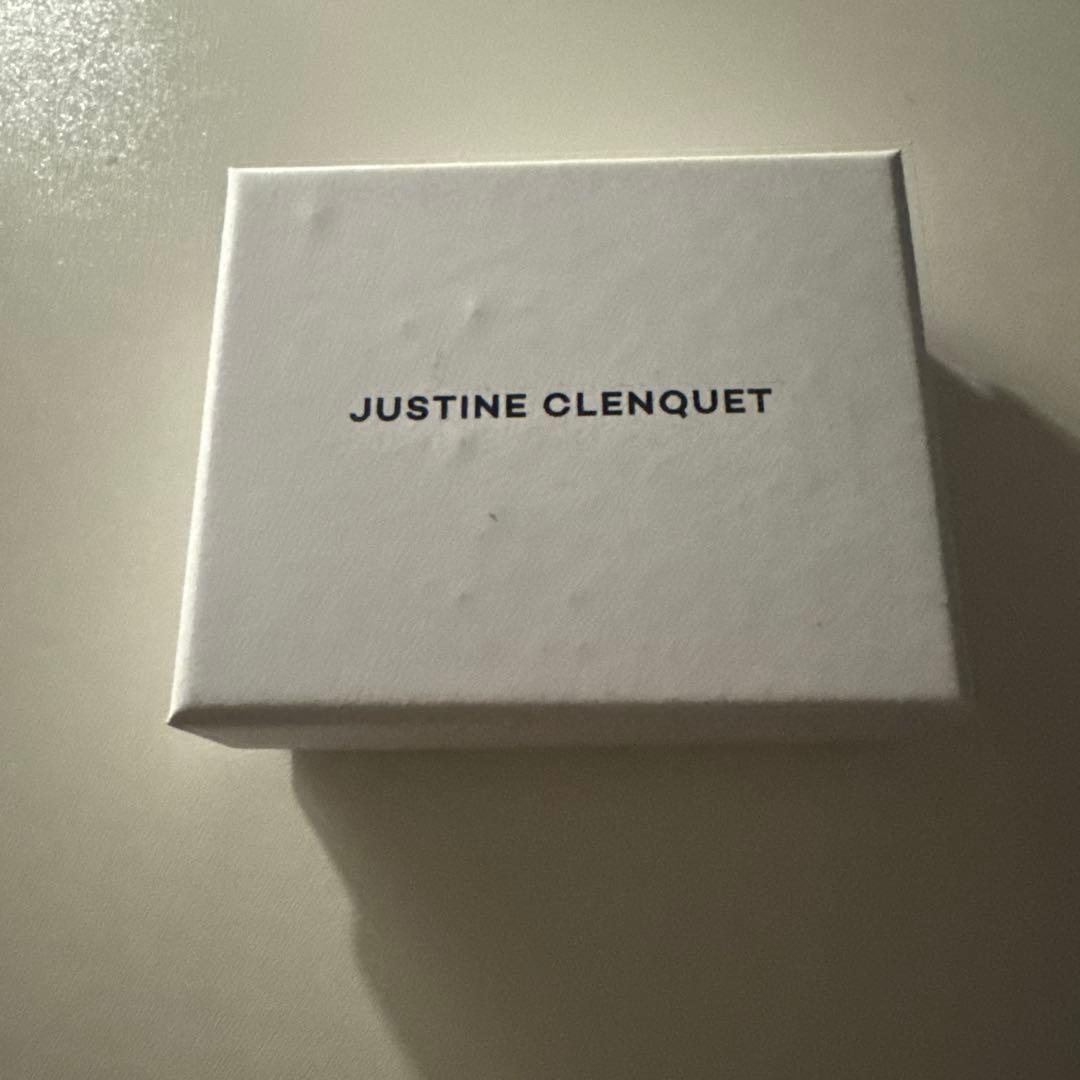 （あおばくん着用）JUSTINE CLENQUET シルバー フープピアス