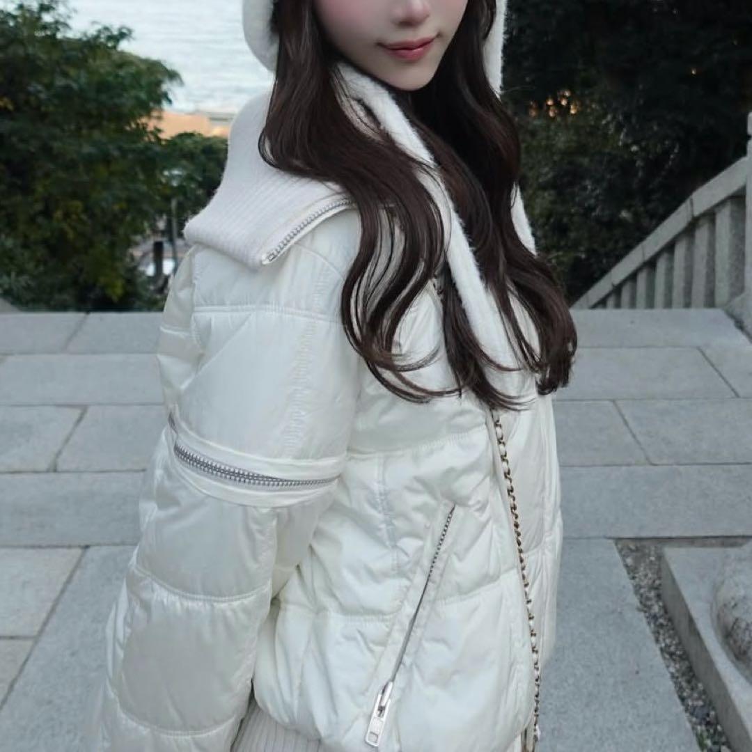 andmary Mary quilting jacket ホワイト