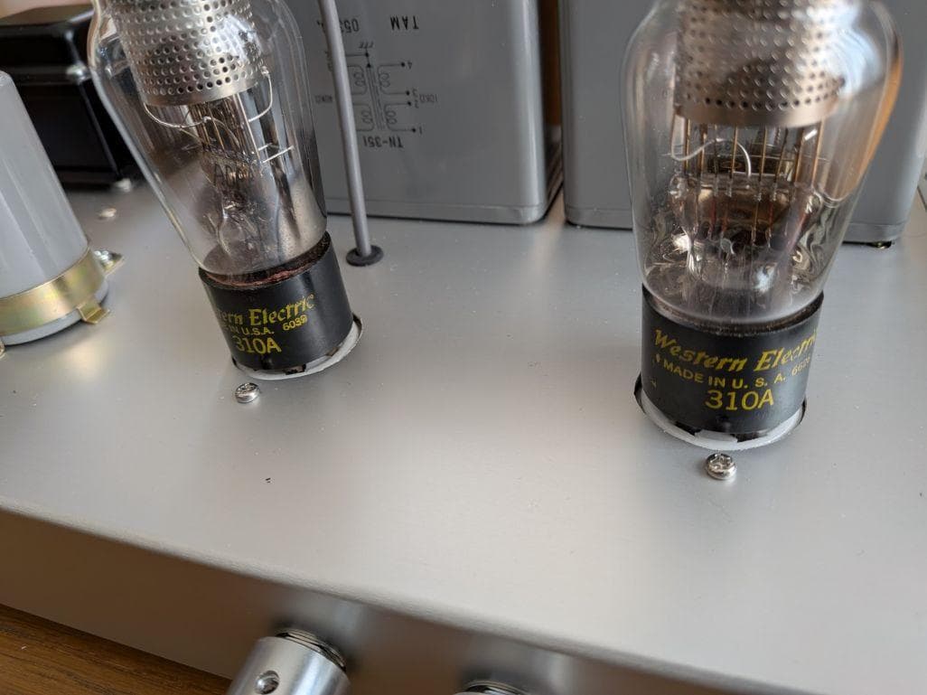 真空管アンプ/ウエスタン・エレクトリックWE-310A ライン・アンプ（自作品）