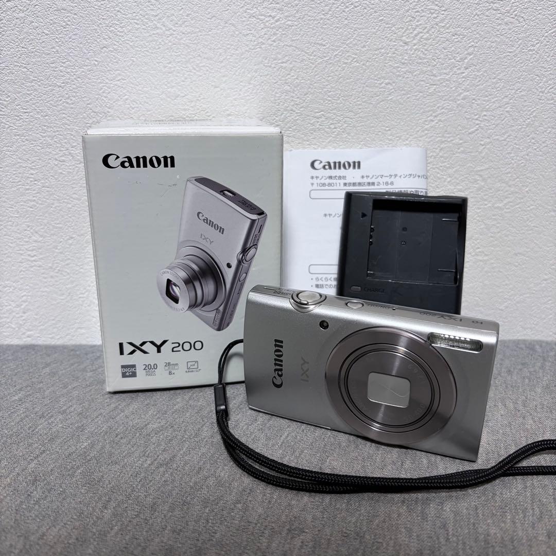 【美品】Canon IXY 200 SL シルバー コンデジ 箱付き
