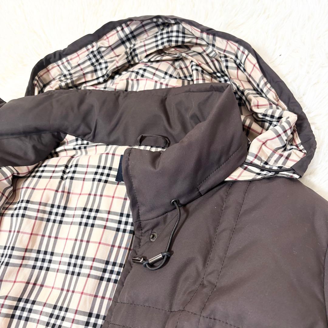 美品✨バーバリーロンドン 中綿ダウンコート ジャケット ノバチェック 2XL