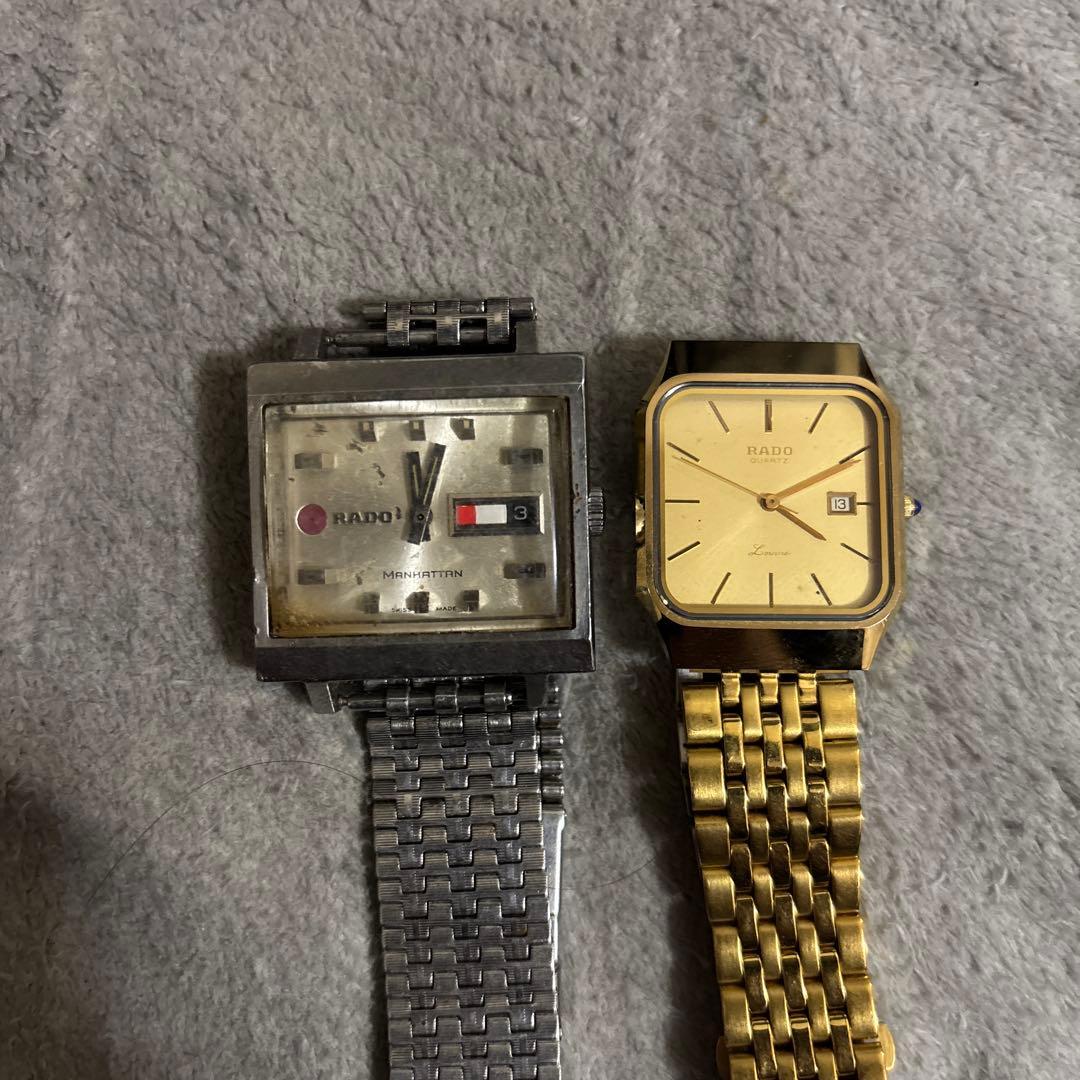 RADO スクエアデザイン 時計 2本セット　ジャンク
