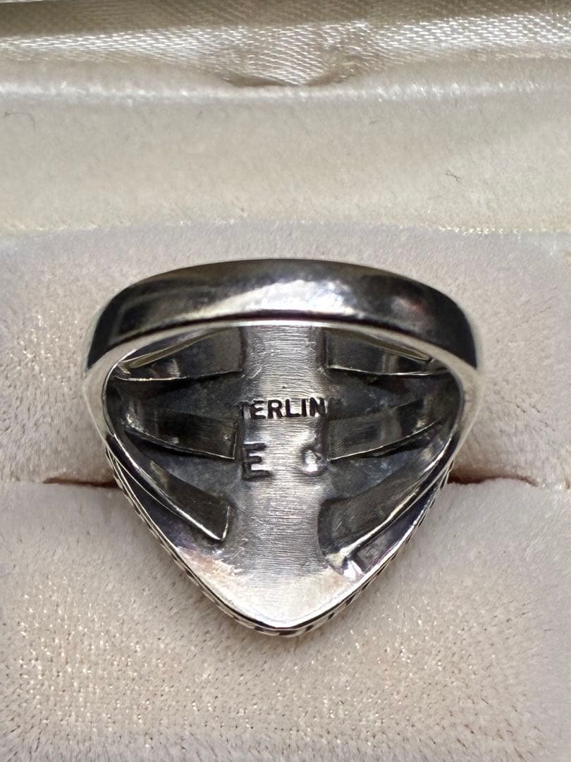 シルバー925リング ターコイズハートアクセサリーナバホ