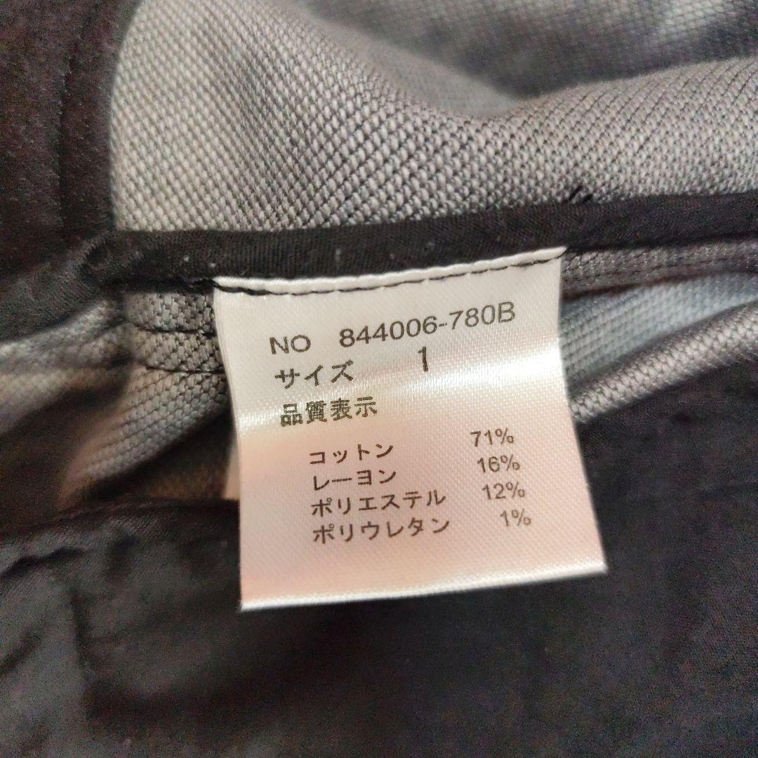 ノーアイディー　黒　ダブルライダースジャケット USED加工　デニム風仕上げ