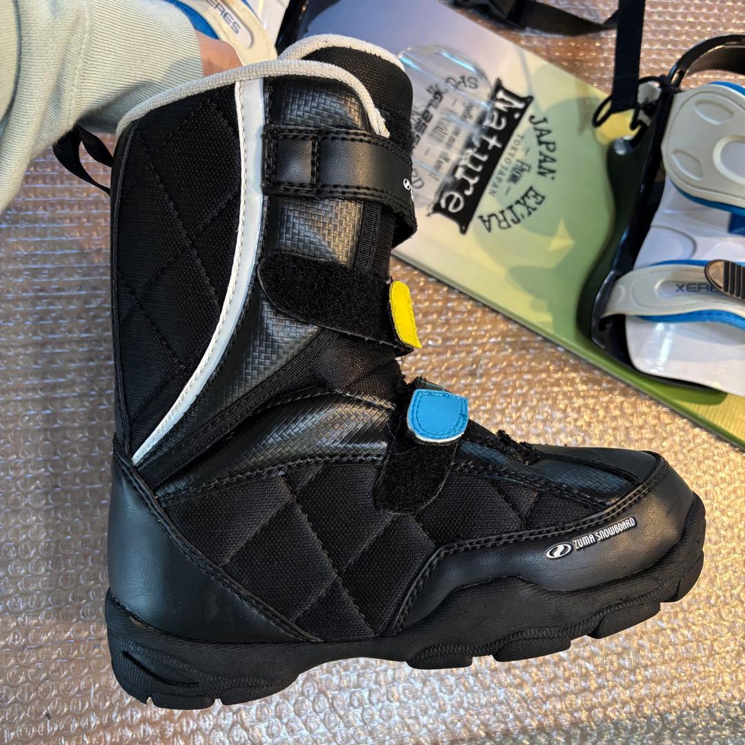 キッズ　子供　スノーボード　ブーツ付　K2 118cm Spoon 23cm