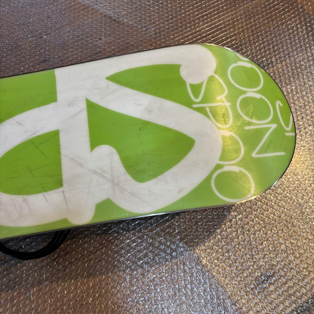 キッズ　子供　スノーボード　ブーツ付　K2 118cm Spoon 23cm