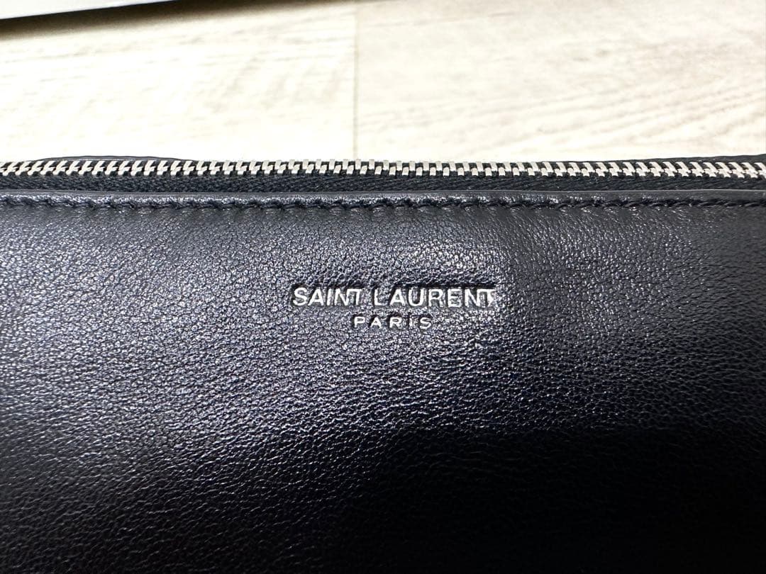 極美品/付属完備 SAINT LAURENT サンローラン ボディバッグ YSL