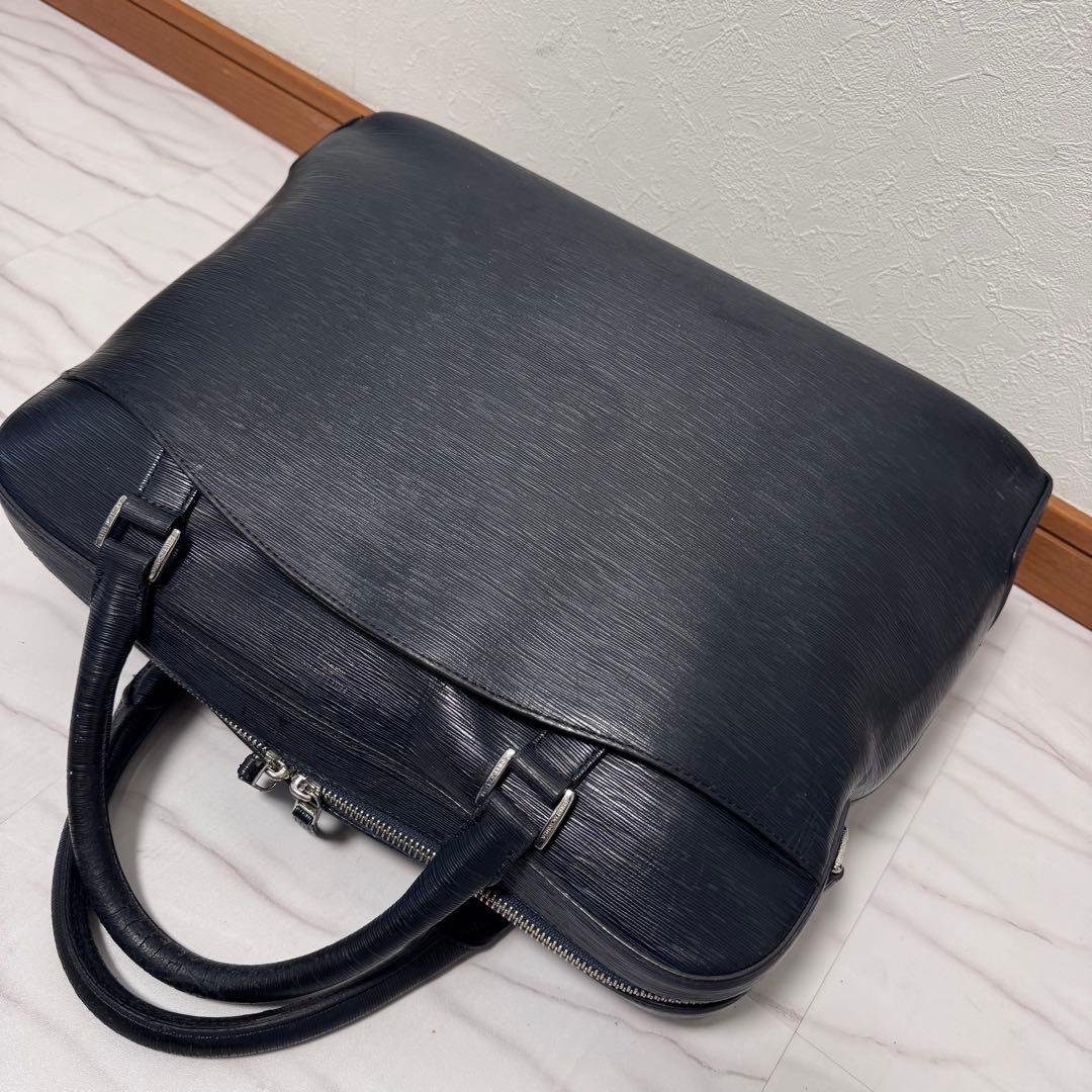 ペッレモルビダ キャピターノ 2wayビジネスバック ネイビー レザー A4PC