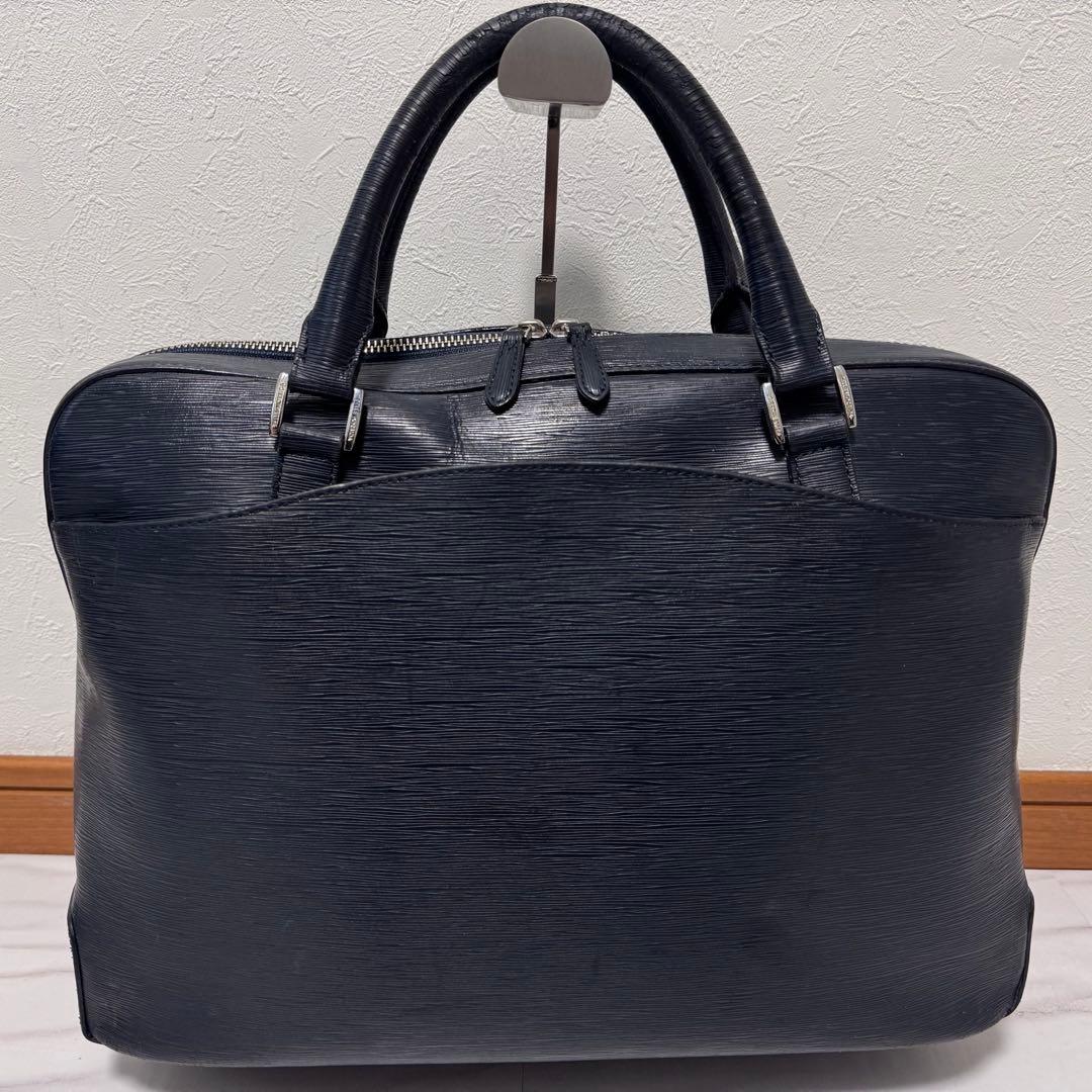 ペッレモルビダ キャピターノ 2wayビジネスバック ネイビー レザー A4PC