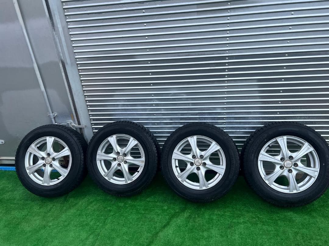 WEDS15x6J ホイールとオールシーズンタイヤ195/65R15 4本セット