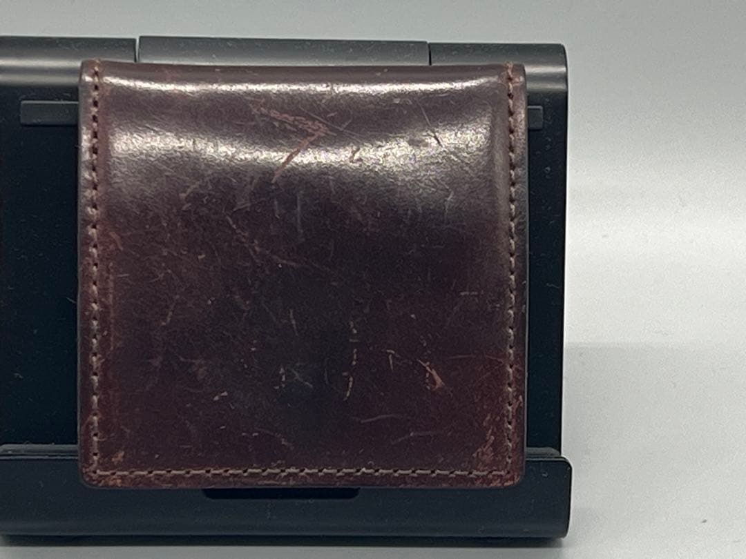 もんつー　GANZO ガンゾ シェルコードバン BOX小銭入れ、定期入れ