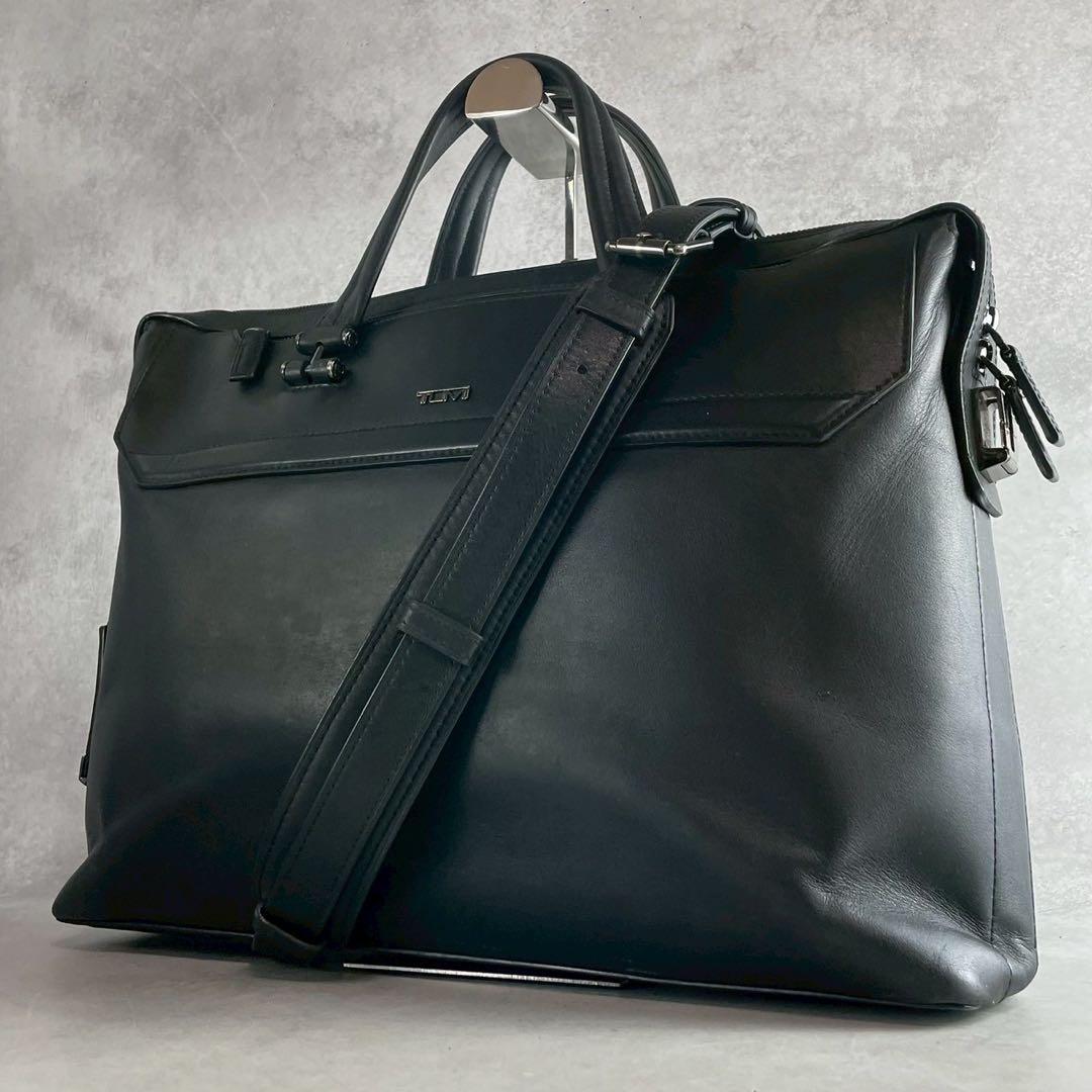 【近年モデル】トゥミ アシュトン ビジネスバッグ 2way A4可 レザー 黒