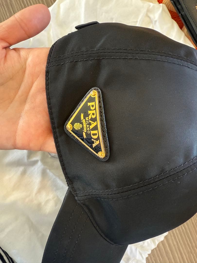 【超美品！最終お値下げ】PRADA ブラック キャップ 57cm