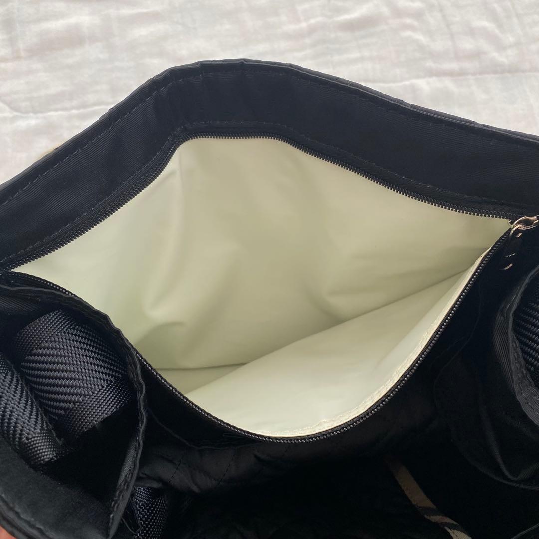 【美品】BURBERRY マザーズバッグ 衛生的なフラップ式 ショルダーバッグ