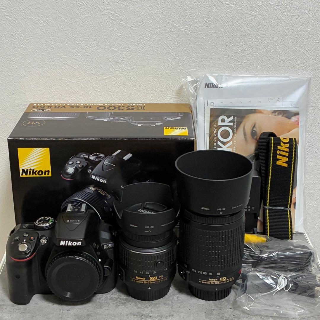⭐️美品⭐️ニコン Nikon D5300 & ダブルズームレンズキット