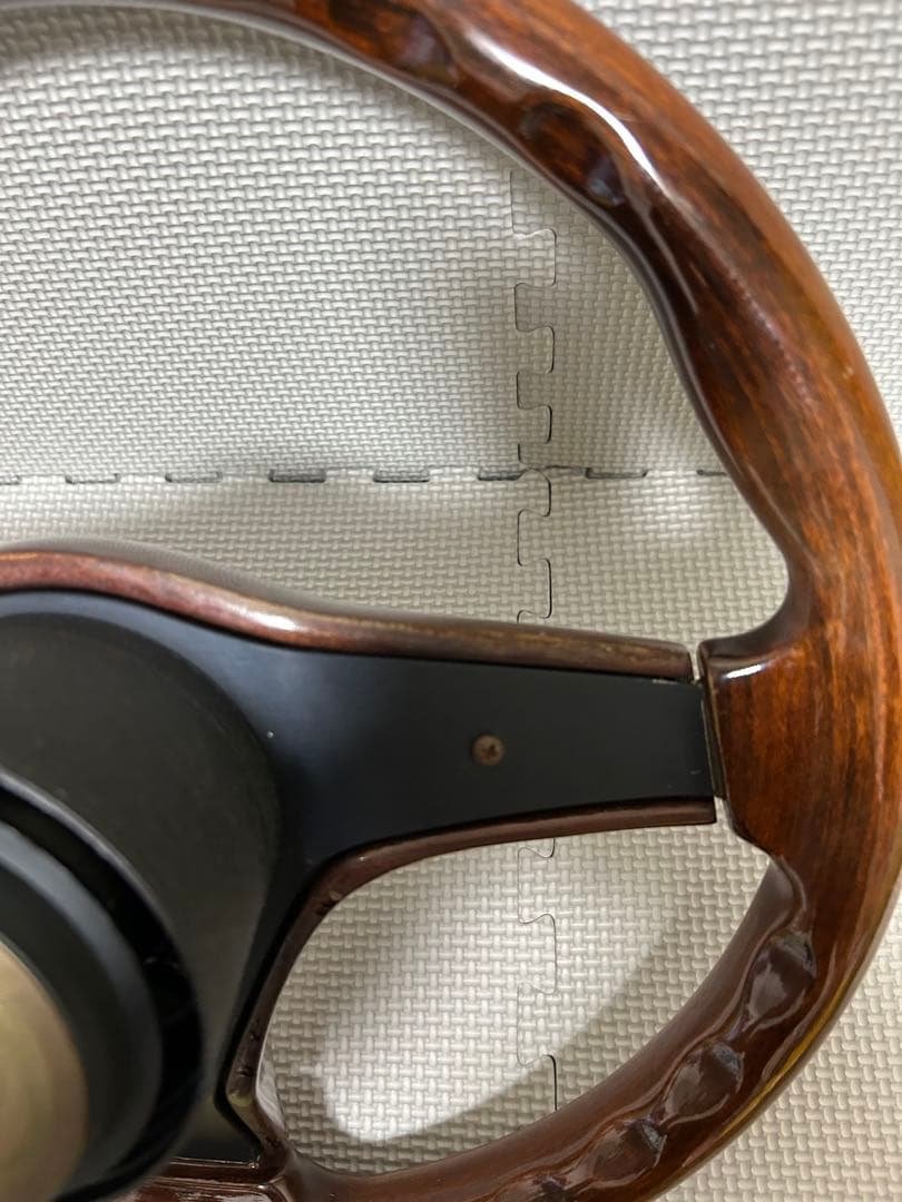 NARDI ナルディ ウッド ステアリング ハンドル 直径約36cm