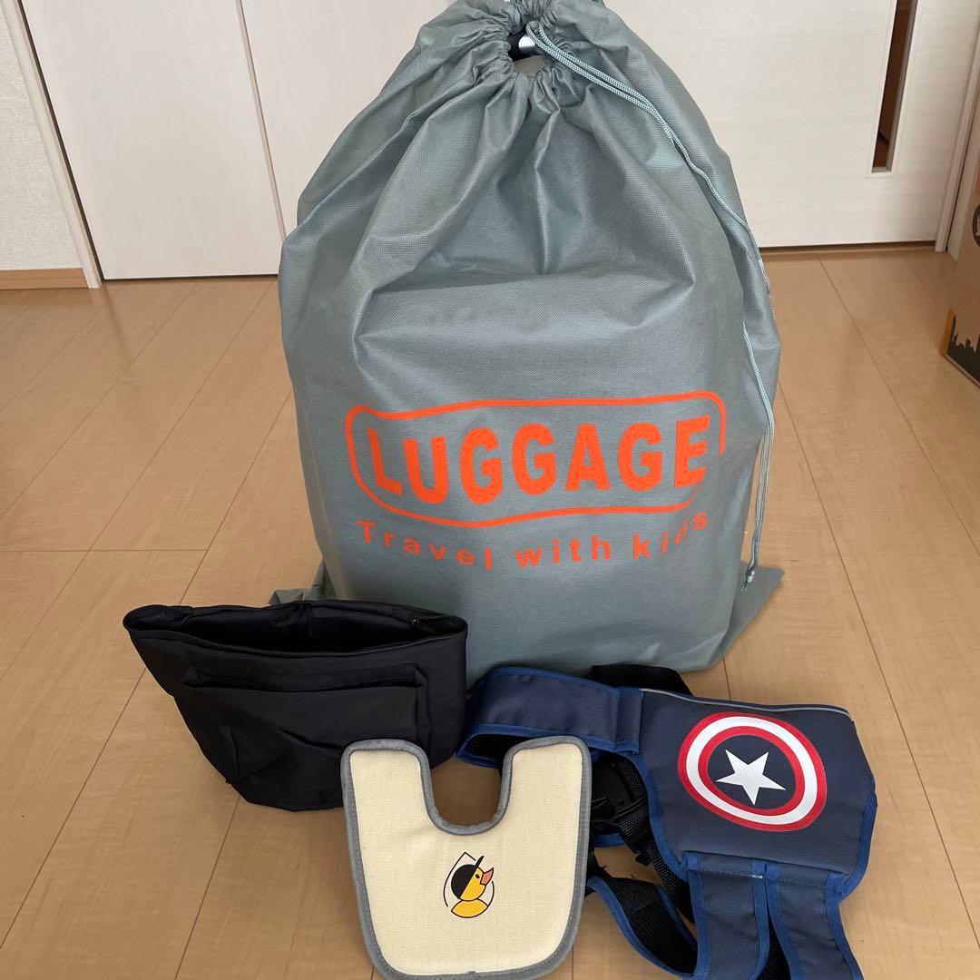 【新品未使用】子供が乗れるスーツケース　機内持ち込み TSAロック付き