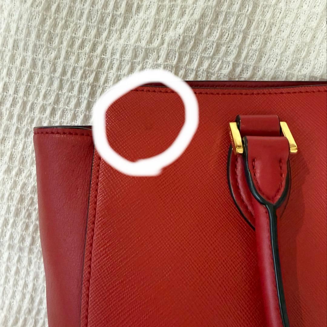 SAFFIANO 2wayハンドバック(傷汚れあり)