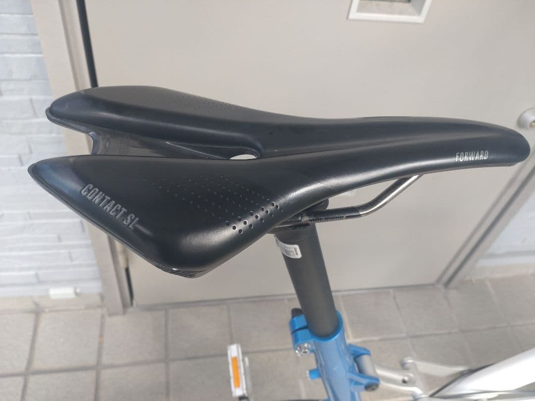 希少 OX PECO 折りたたみ自転車 ホワイト ブルー