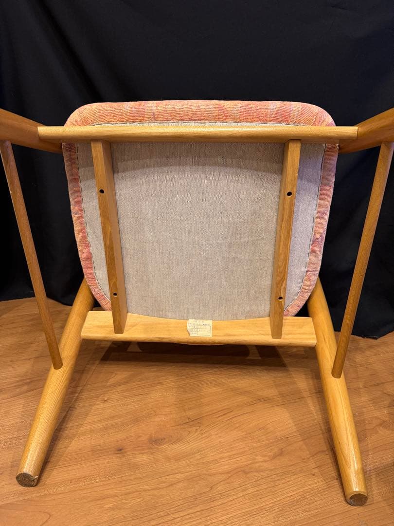 美品　昭和51年製　IKEDA チェア　池田木工　ダイニングチェア　①