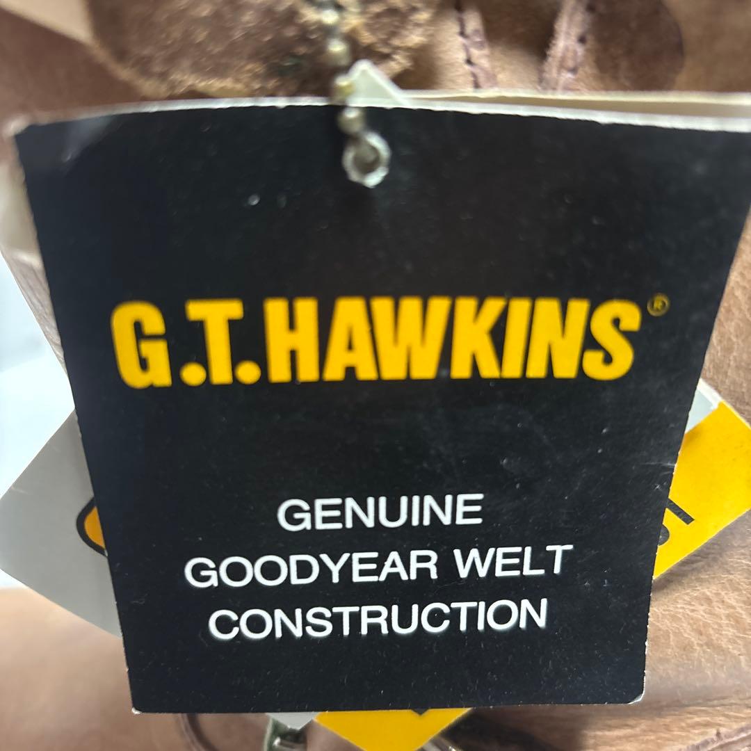 新品GT HAWKINS エンジニアブーツ／ホーキンス タン ベージュ ヌバック