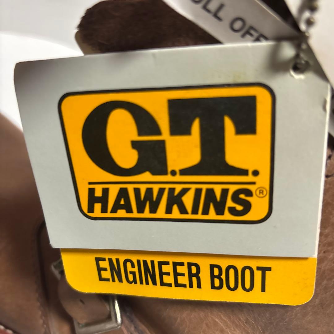 新品GT HAWKINS エンジニアブーツ／ホーキンス タン ベージュ ヌバック