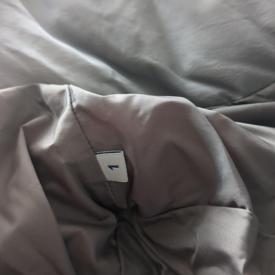 【美品】MONCLER　モンクレール　ファー付ダウンコート　グレー　Mサイズ