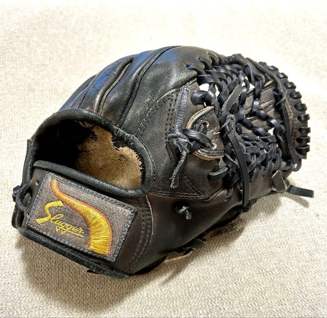 久保田スラッガー　軟式　オールラウンド用グラブ　黒色