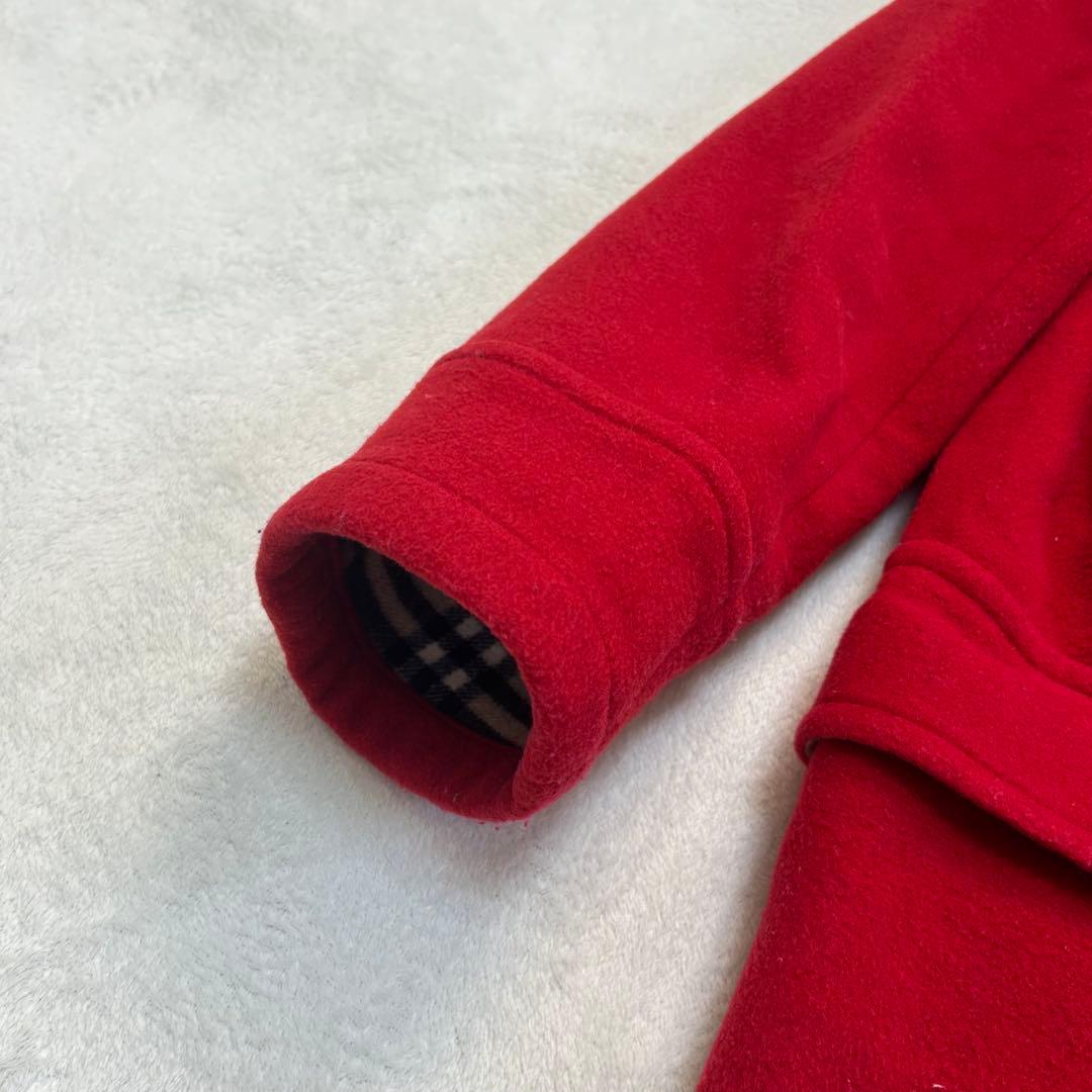 良好✨バーバリーブルーレーベル　ノバチェック フード　ダッフルコート　L 40