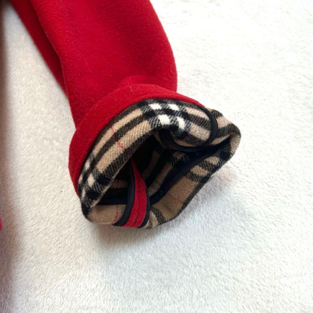 良好✨バーバリーブルーレーベル　ノバチェック フード　ダッフルコート　L 40